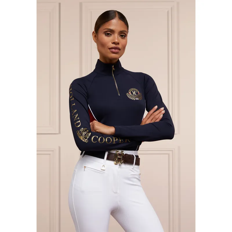 Holland Cooper Farnham Base Layer - Ink Navy-1